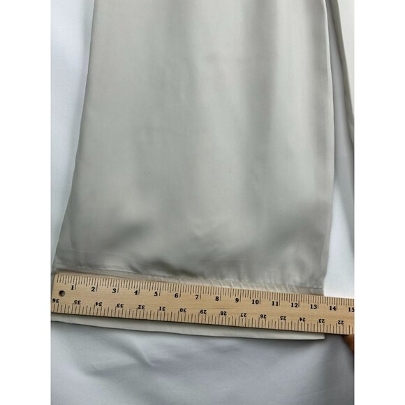 Zara Women's  Wide Leg Cropped Pants Medium Cream High Waist Casual Trousers NWT - Picture 5 of 16